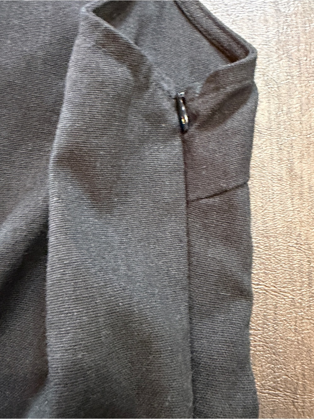 Women's Black Cotton Linen Sleeveless Collared Jumpsuit With Cargo Pockets Sz L - Picture 10 of 14